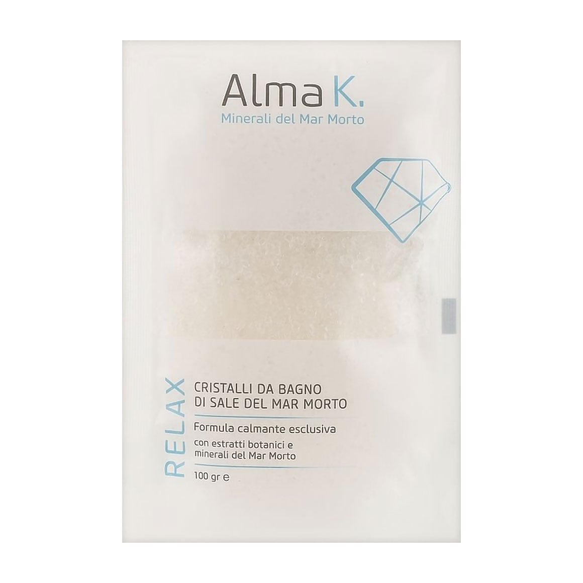 Сіль для ванни Alma K. Relax Crystal Bath Salts з мінералами Мертвого Моря, 100 г
